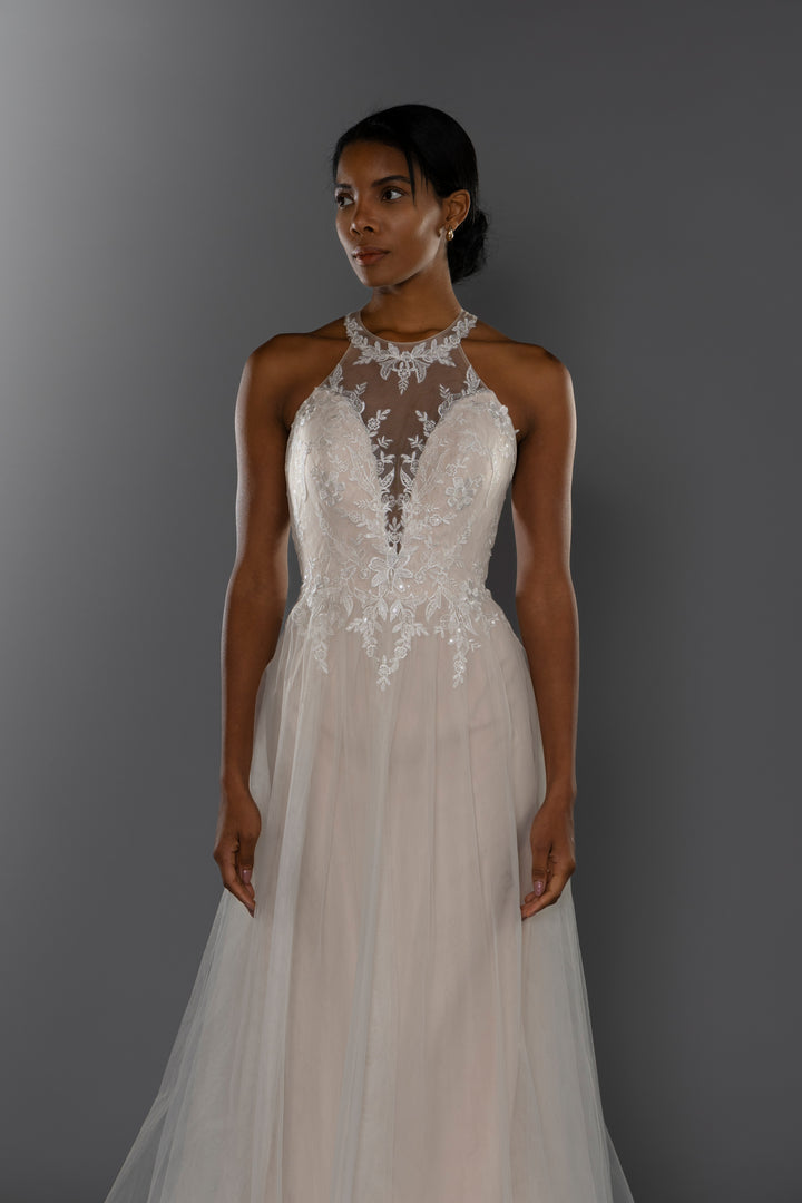 Wedding Gown A-line Moloty A123