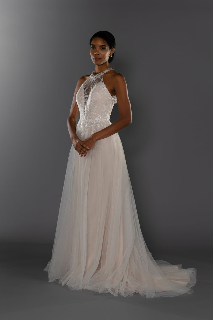 Wedding Gown A-line Moloty A123