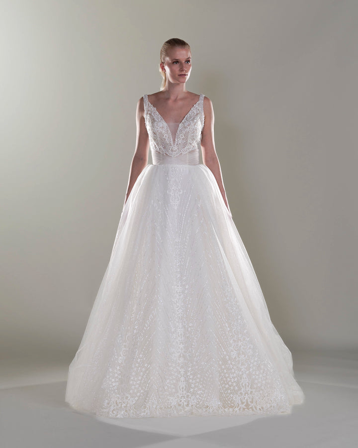 Wedding Gown A-line Moloty A115