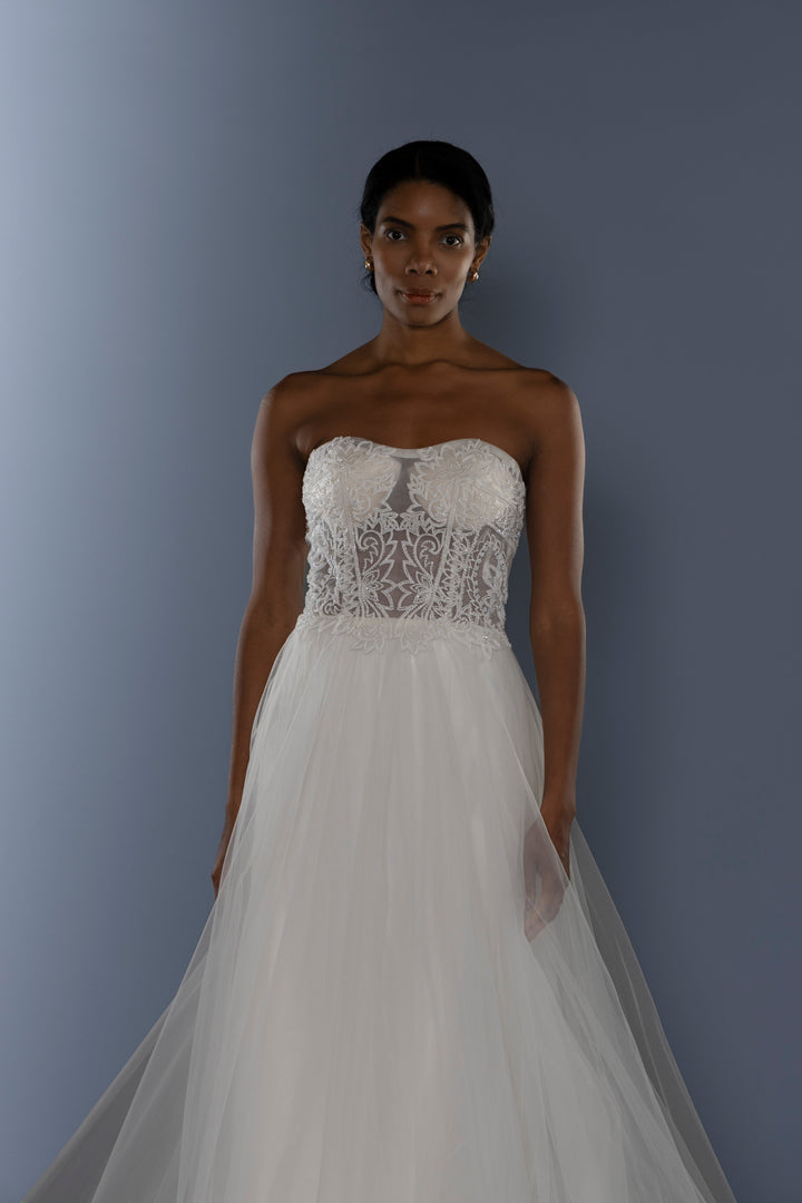 Wedding Gown A-line Moloty A131