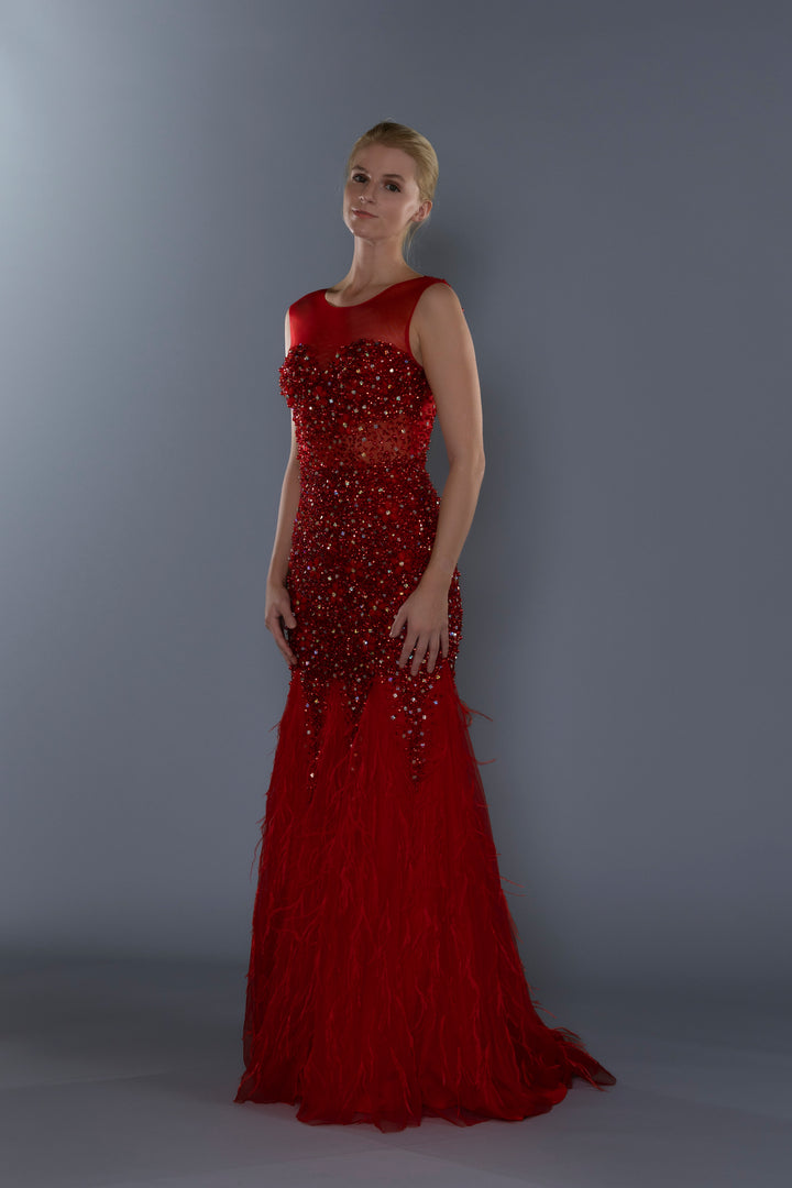 Wedding Gown Fit & Flare Moloty A136