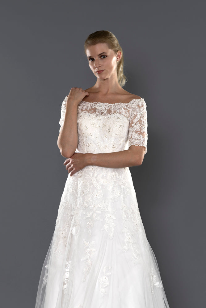 Wedding Gown A-line Moloty A167