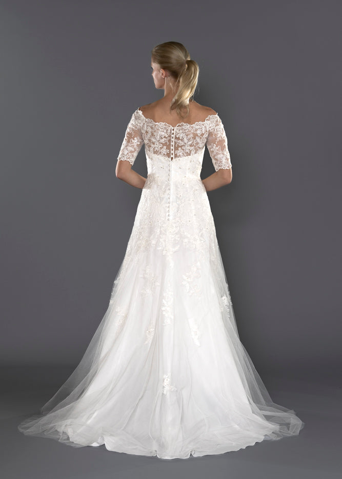 Wedding Gown A-line Moloty A167