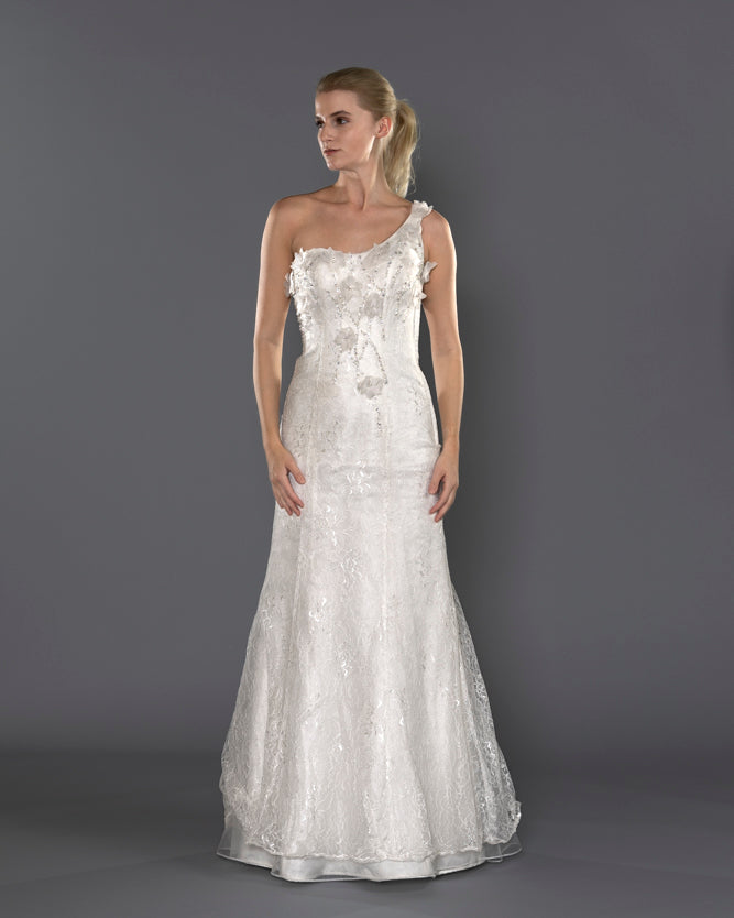 Wedding Gown Fit & Flare Moloty A178