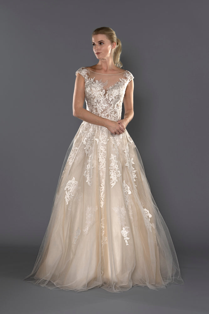 Wedding Gown A-line Ballgown Moloty A184