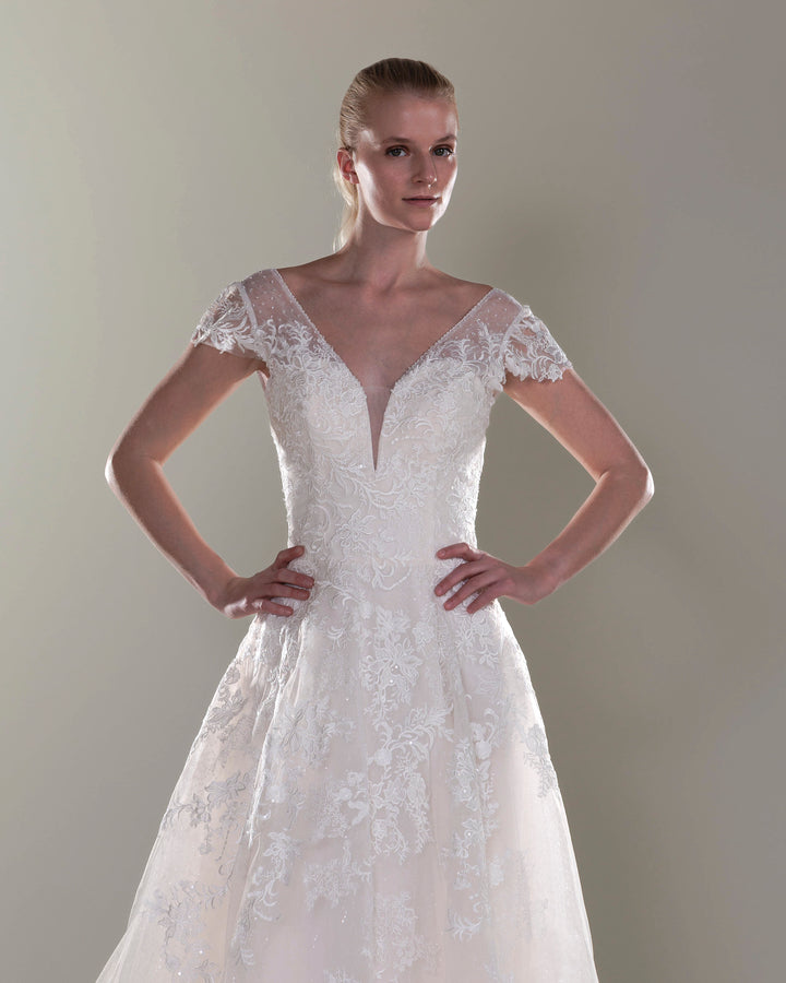 Wedding Gown A-line Moloty A016