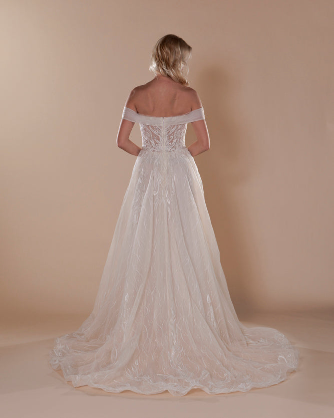 Wedding Gown A-line Moloty A187