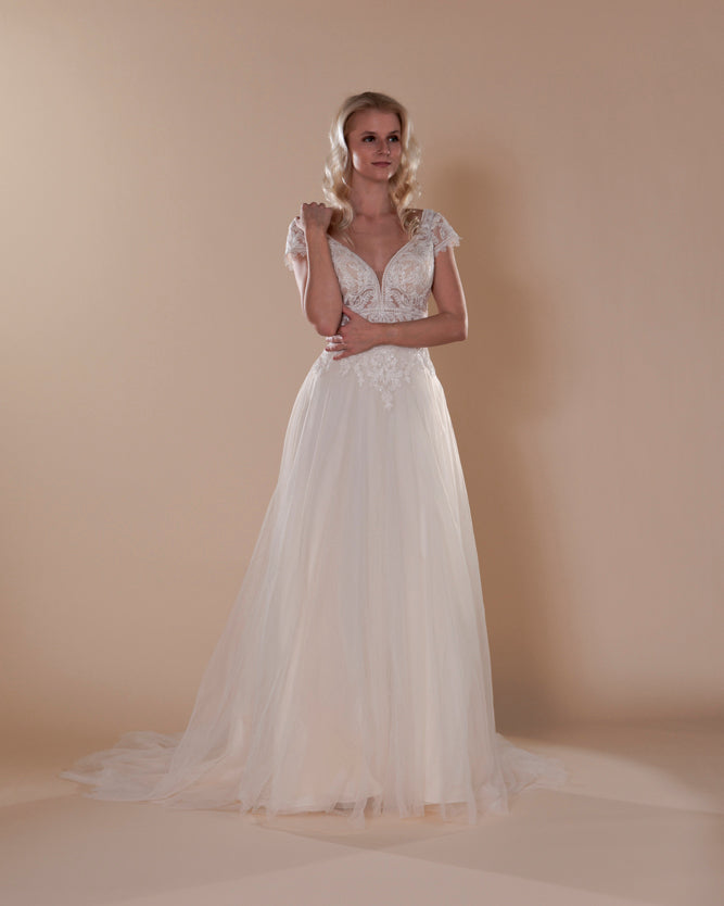 Wedding Gown A-line Moloty A188