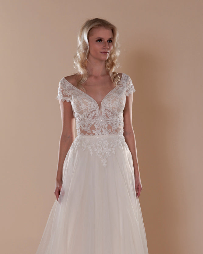 Wedding Gown A-line Moloty A188