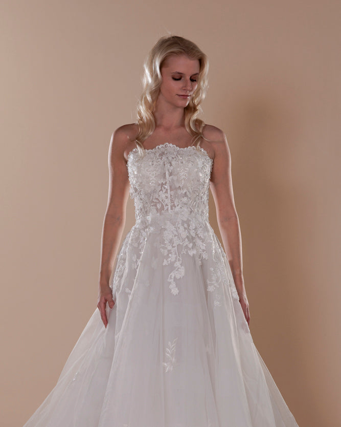 Wedding Gown A-line Moloty A223