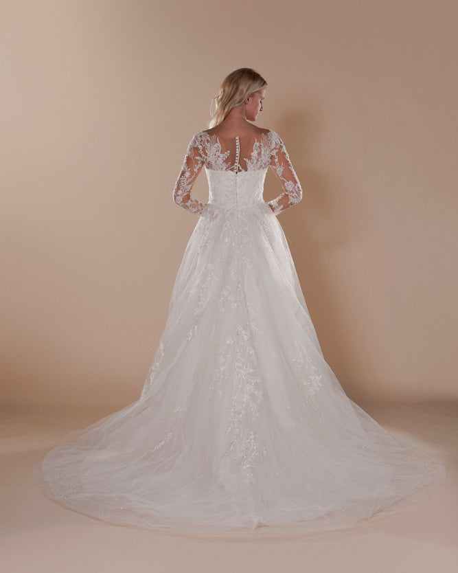 Wedding Gown A-line Ballgown Moloty A229
