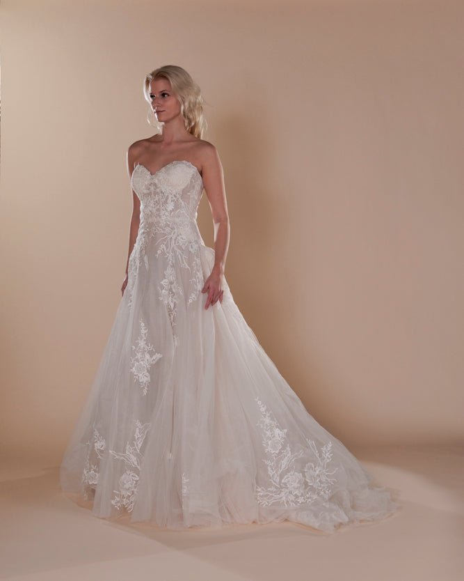 Wedding Gown A-line Moloty A193