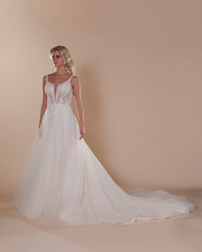 Wedding Gown A-line Moloty A194