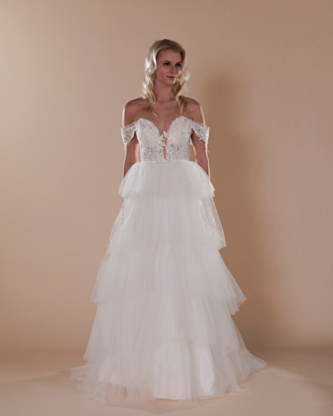 Wedding Gown A-line Ballgown Moloty A203