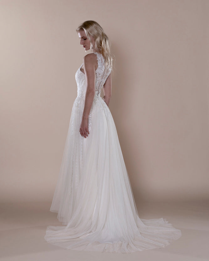 Wedding Gown A-line Moloty A256