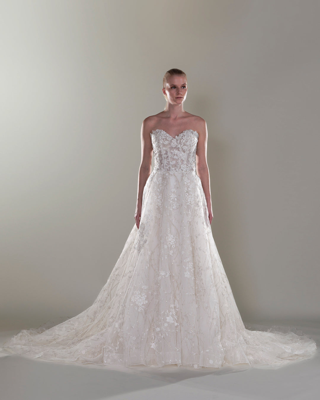 Wedding Gown A-line Moloty A114