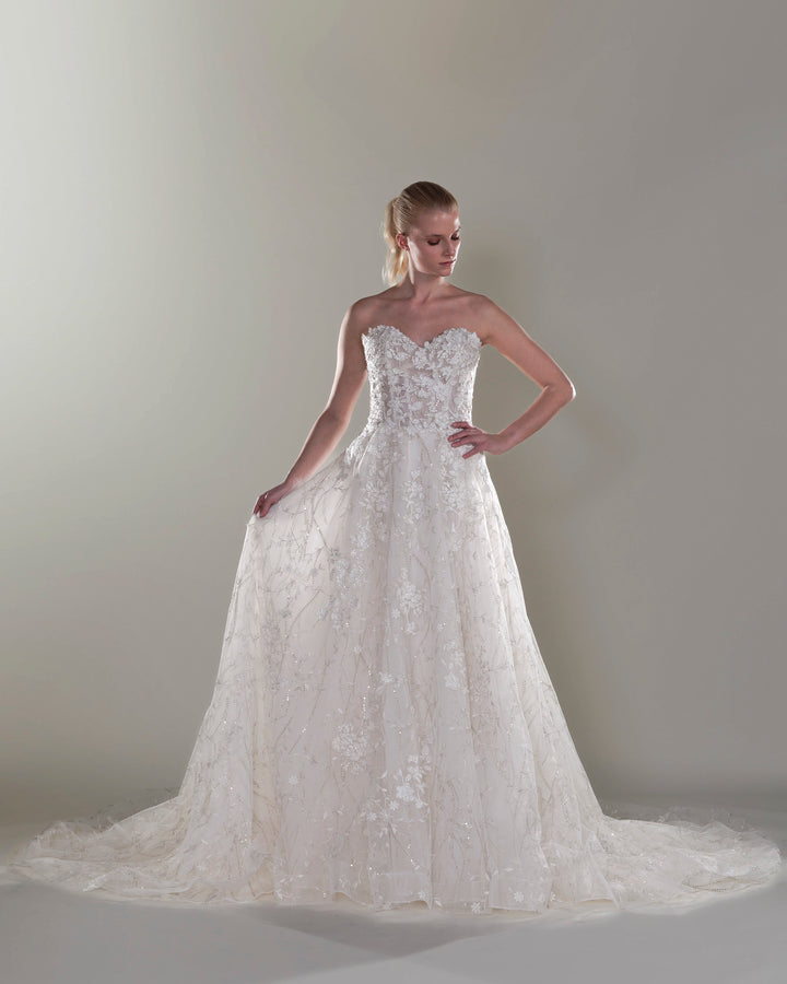 Wedding Gown A-line Moloty A114