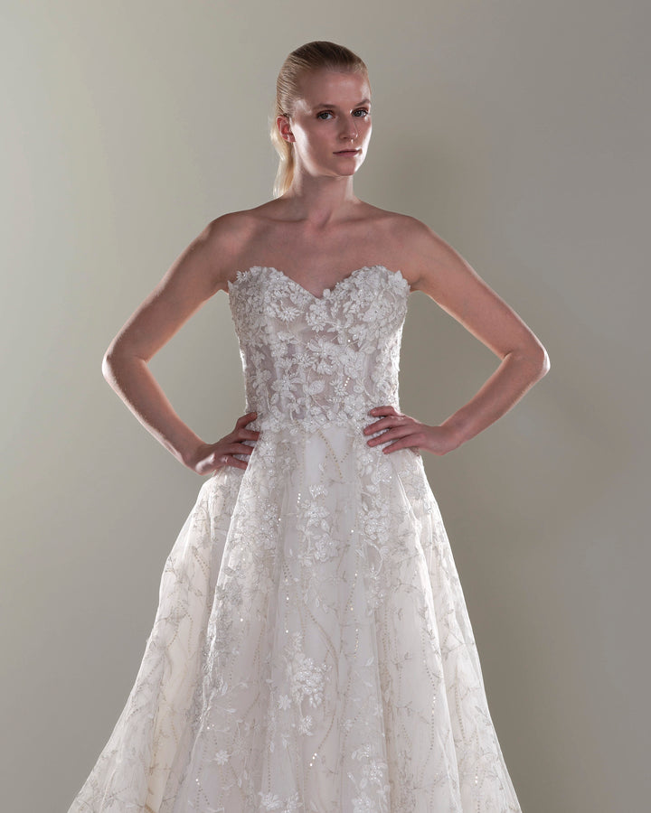 Wedding Gown A-line Moloty A114