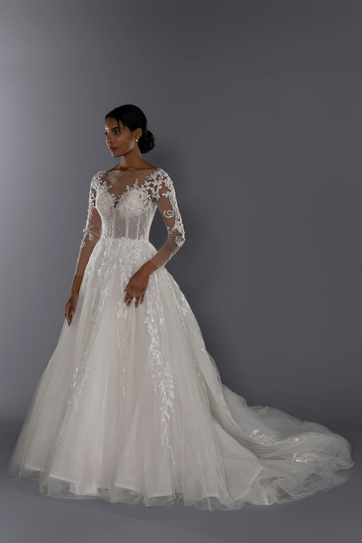 Wedding Gown A-line Moloty A127