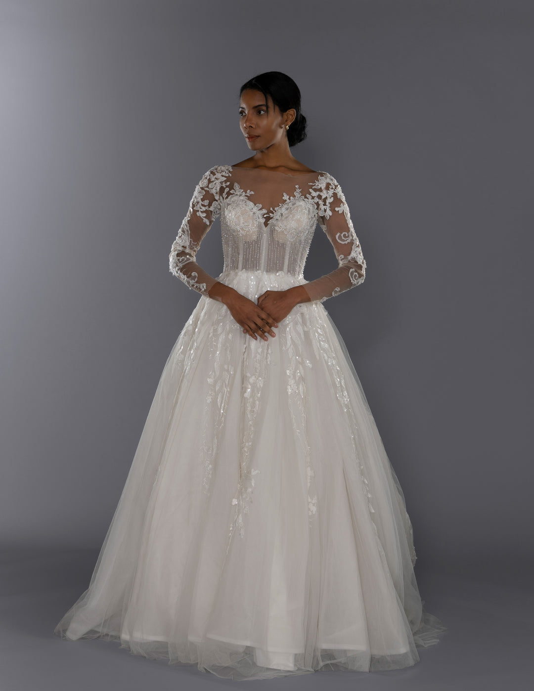 Wedding Gown A-line Moloty A127