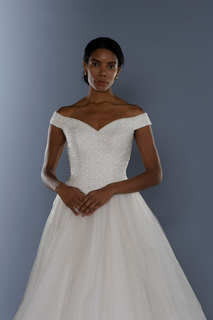 Wedding Gown A-line Moloty A129
