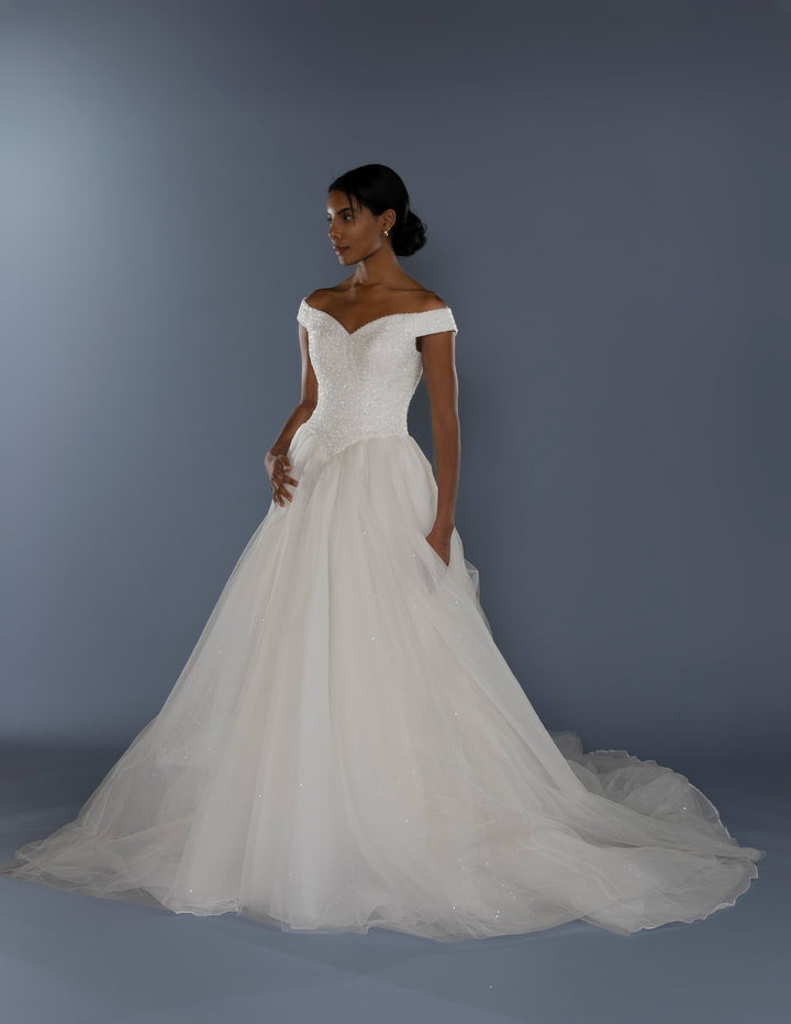 Wedding Gown A-line Moloty A129