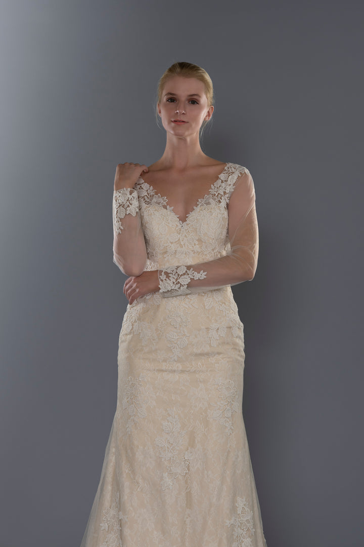 Wedding Gown A-line Moloty A132