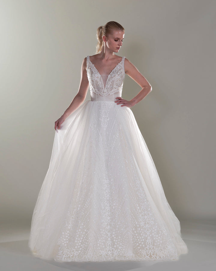 Wedding Gown A-line Moloty A115