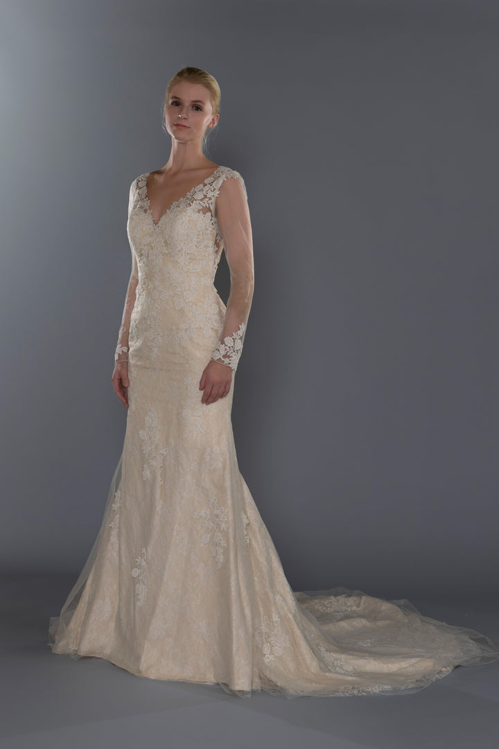 Wedding Gown A-line Moloty A132