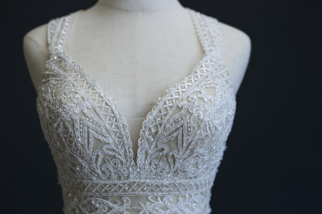 Wedding Gown Fit & Flare Se-479