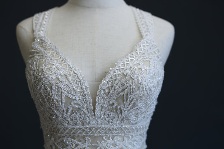 Wedding Gown Fit & Flare Se-479