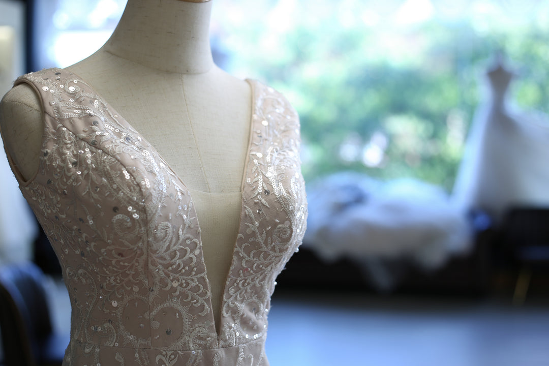 Wedding Gown Fit & Flare Se-333