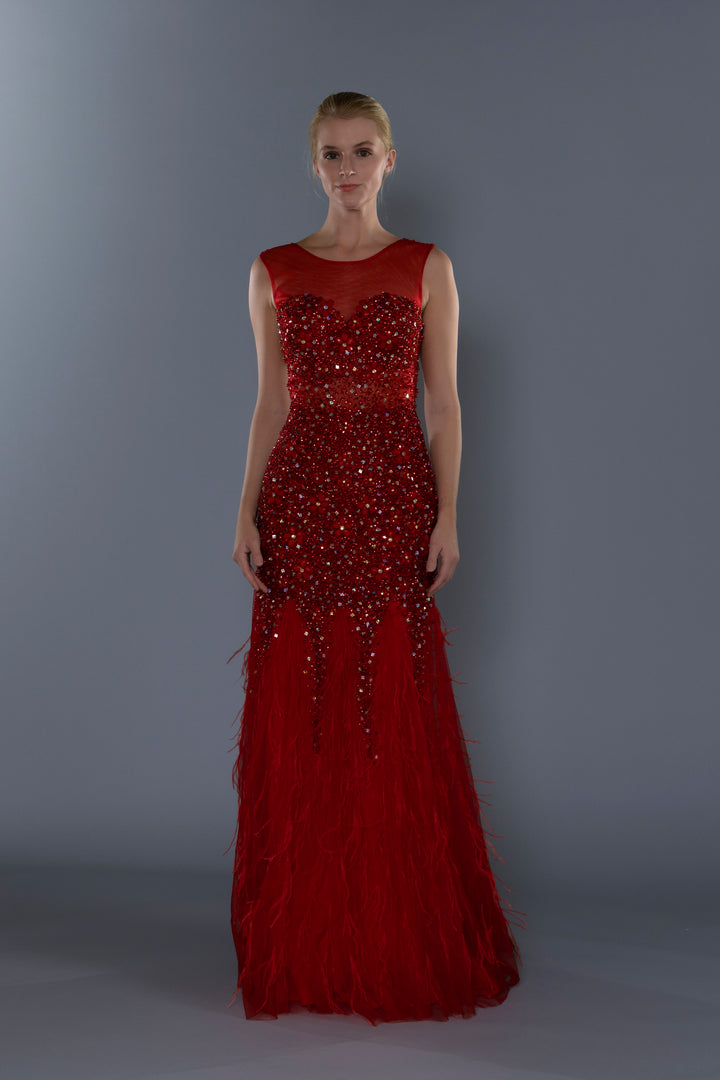 Wedding Gown Fit & Flare Moloty A136