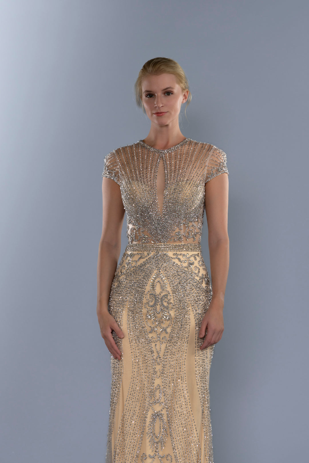 Wedding Gown Fit & Flare Moloty A145