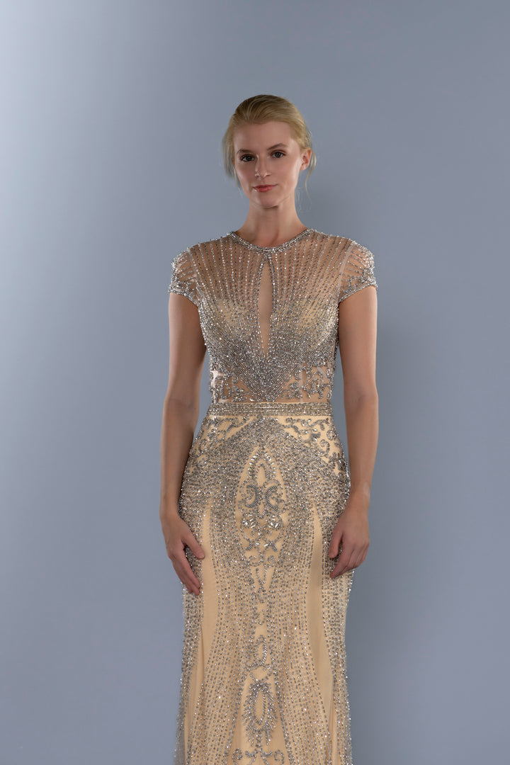 Wedding Gown Fit & Flare Moloty A145