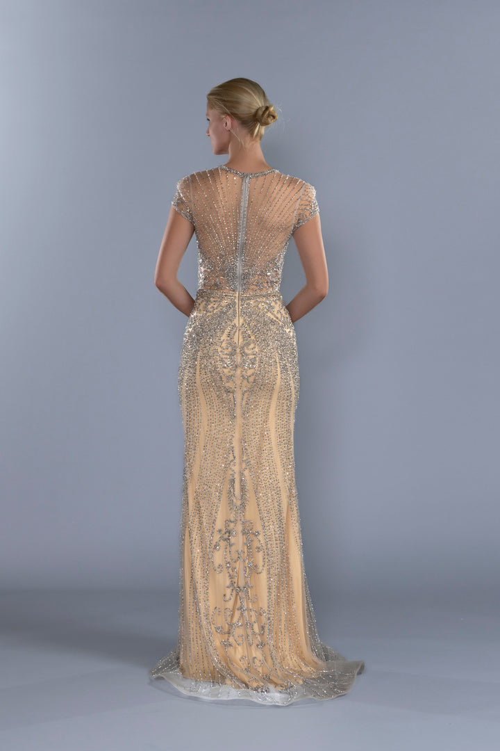 Wedding Gown Fit & Flare Moloty A145