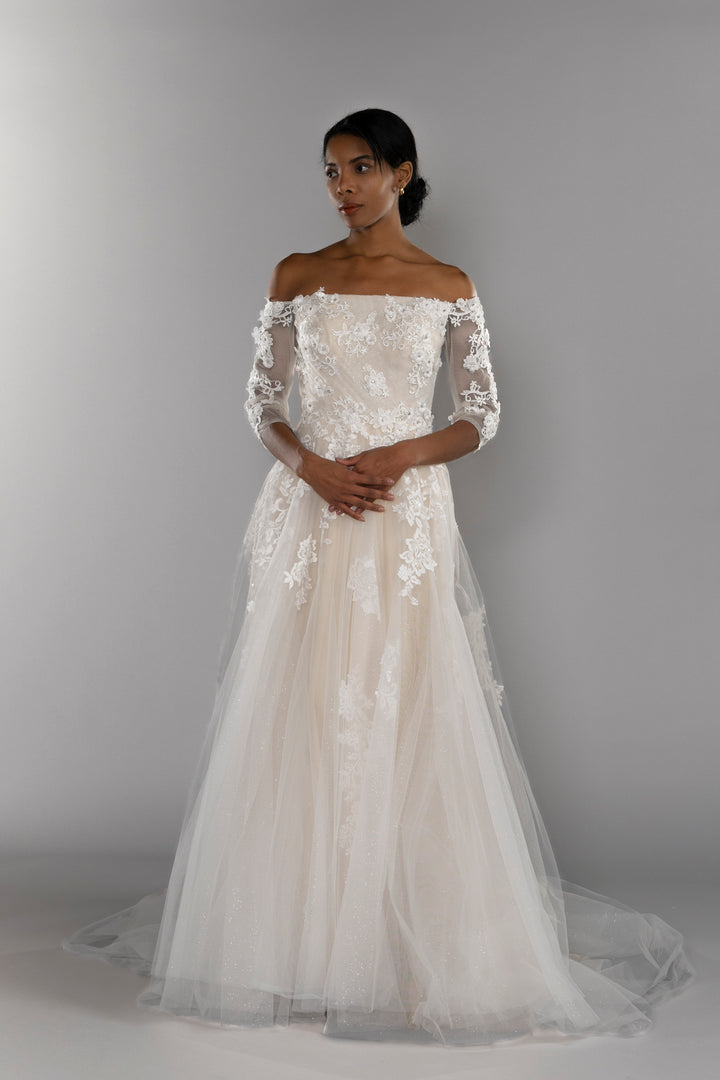 Wedding Gown A-line Moloty A146