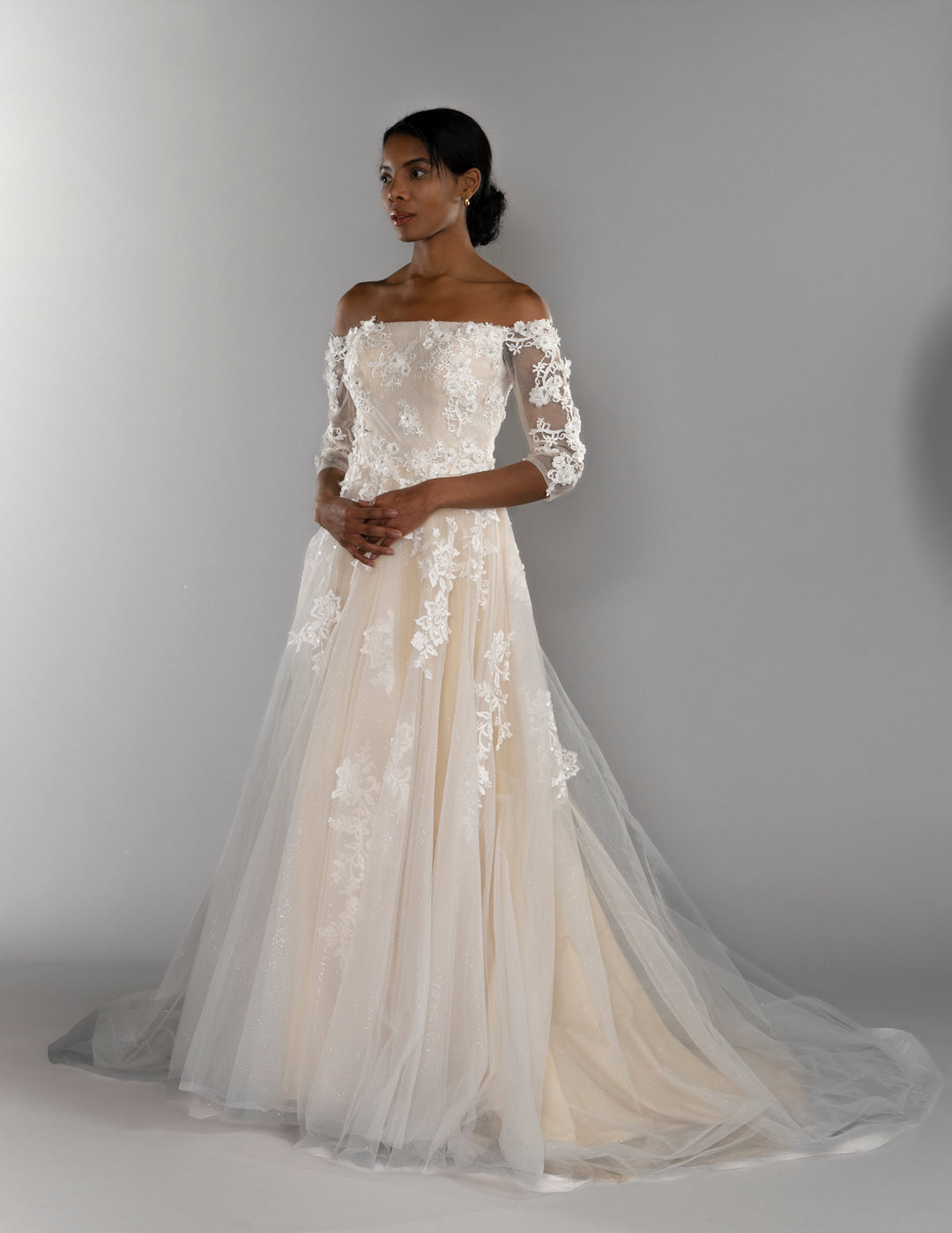 Wedding Gown A-line Moloty A146