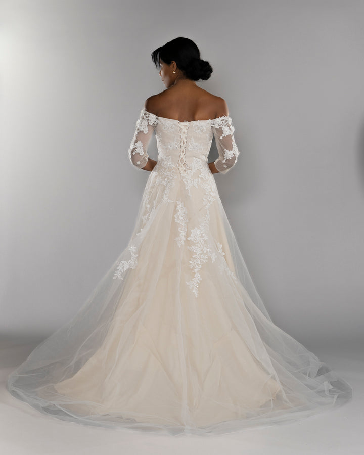 Wedding Gown A-line Moloty A146