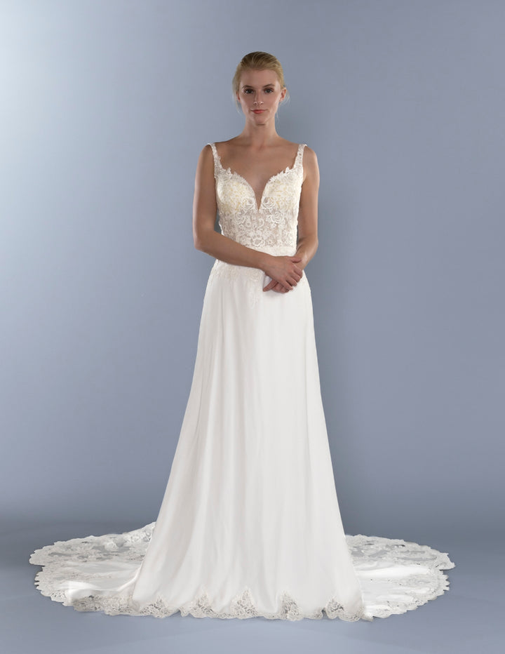 Wedding Gown A-line Moloty A151