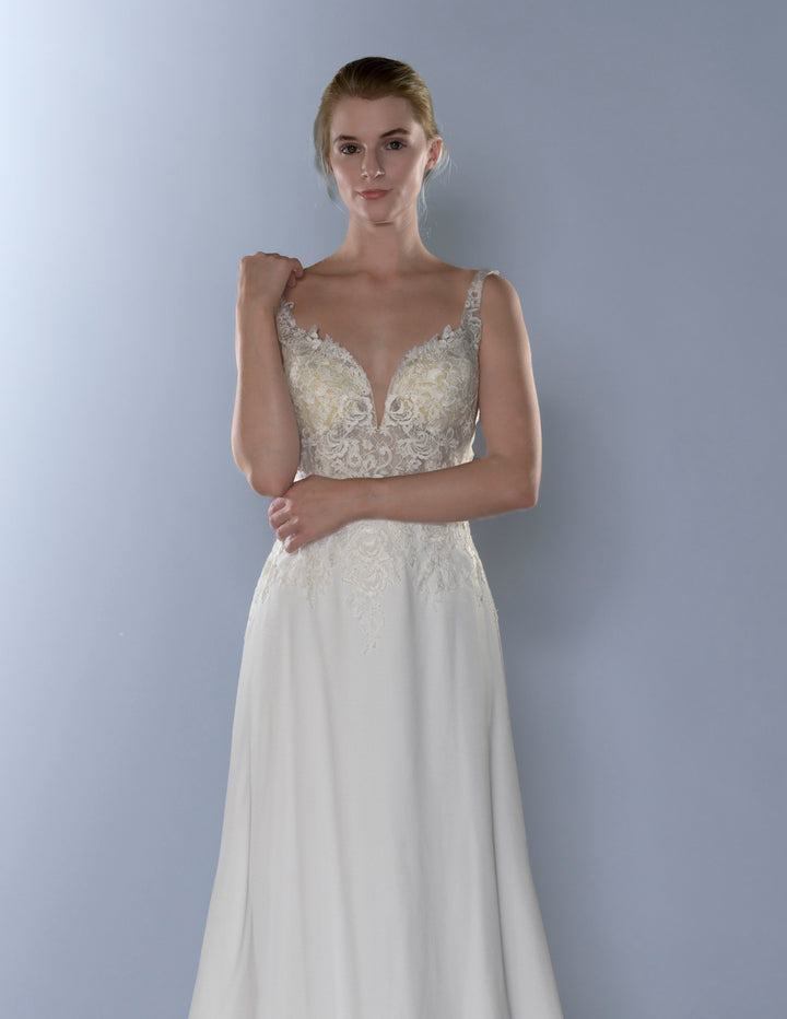Wedding Gown A-line Moloty A151