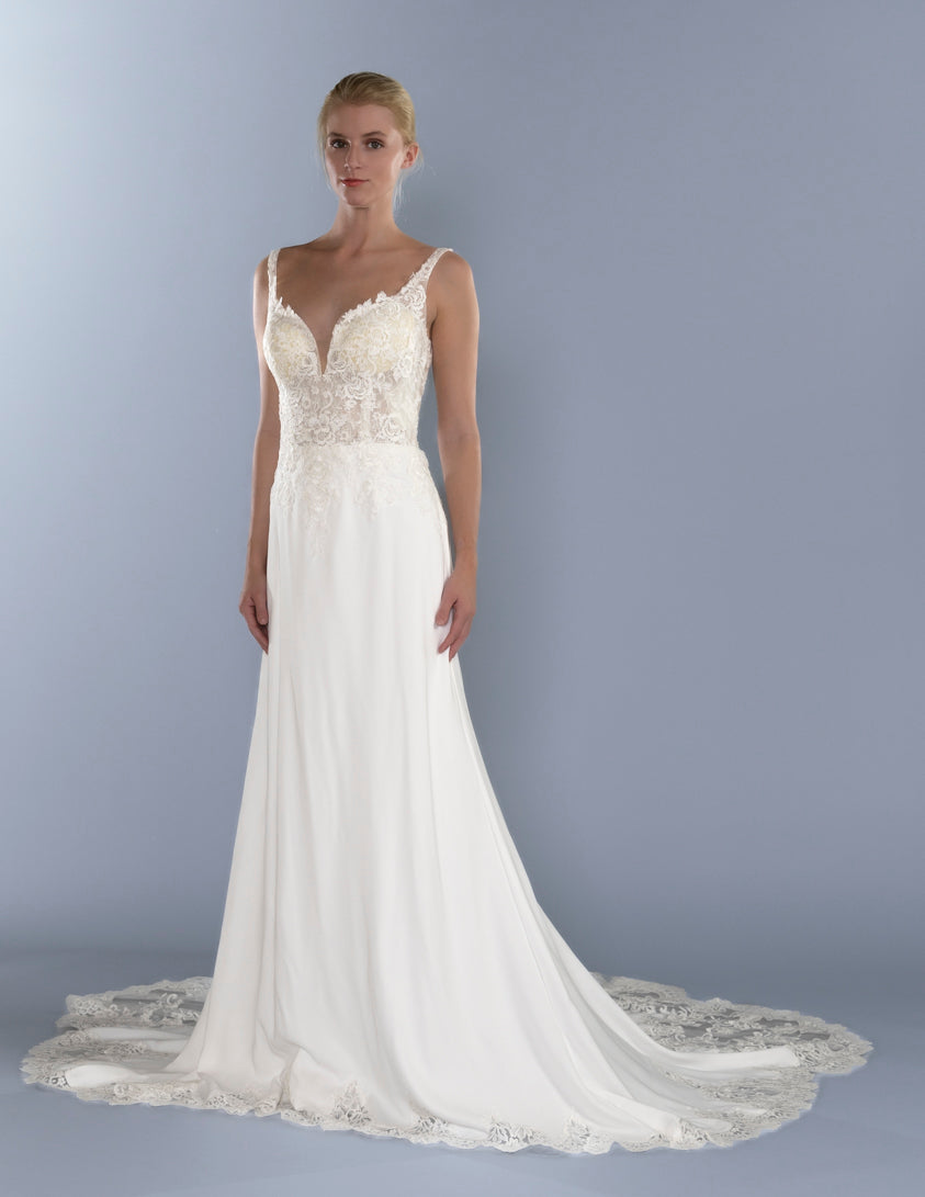Wedding Gown A-line Moloty A151