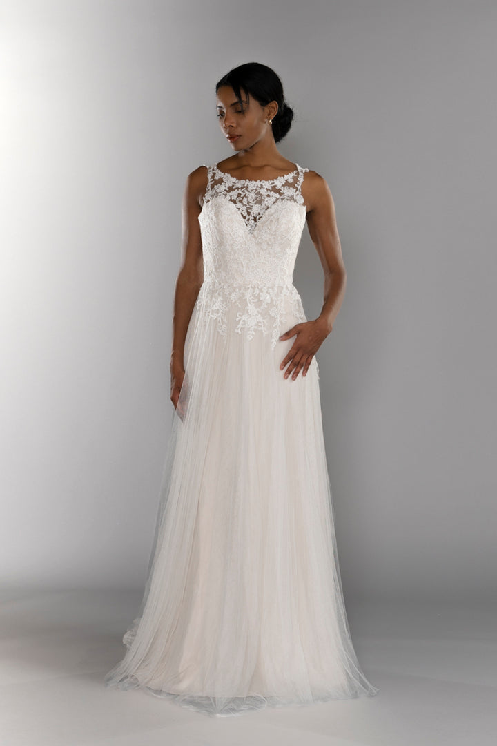 Wedding Gown A-line Moloty A152