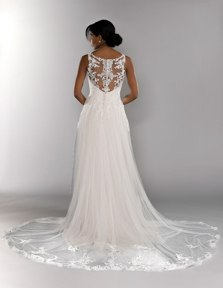 Wedding Gown A-line Moloty A152