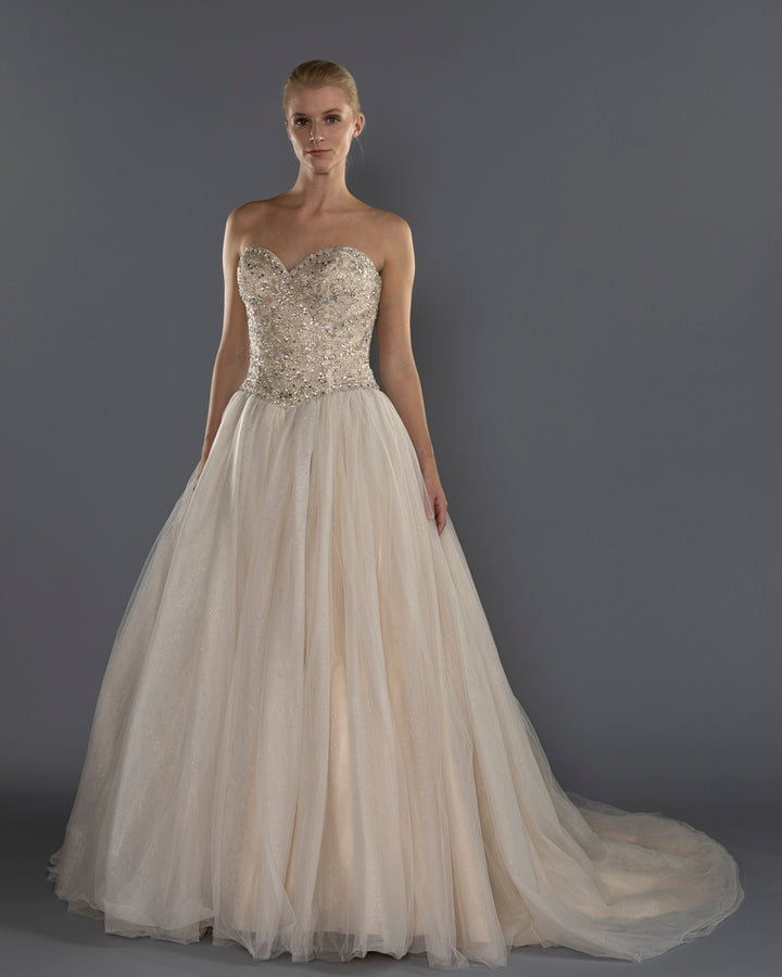 Wedding Gown A-line Moloty A154