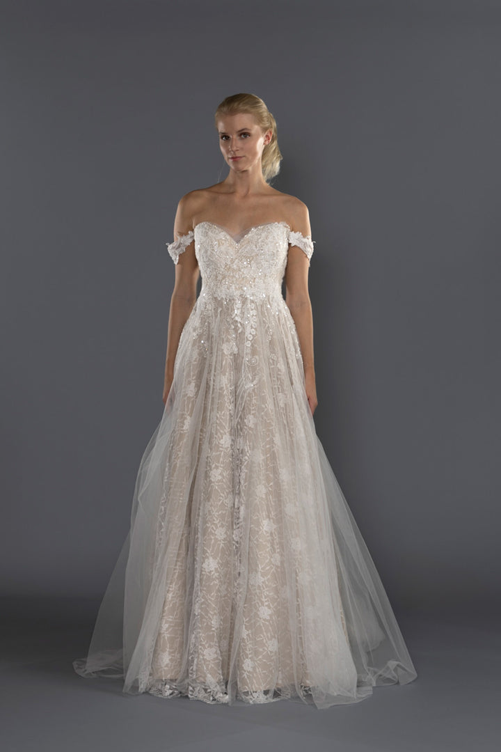 Wedding Gown A-line Moloty A158