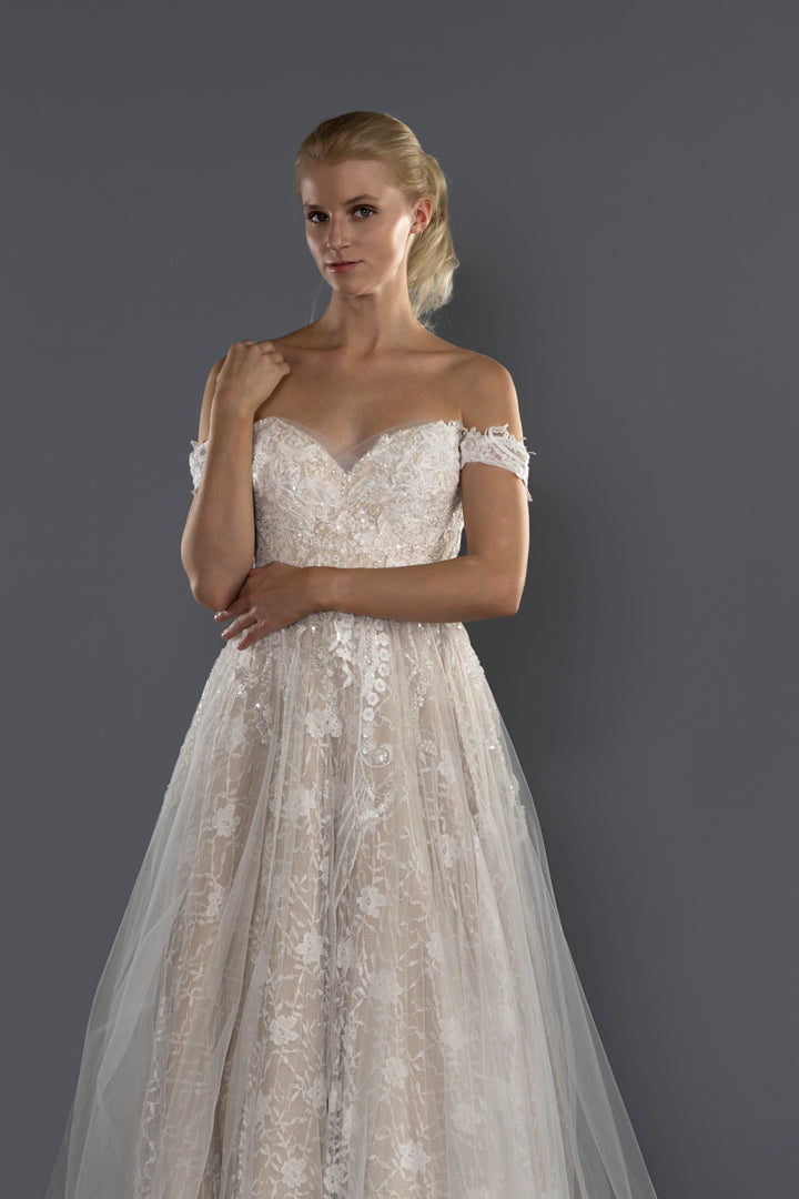 Wedding Gown A-line Moloty A158