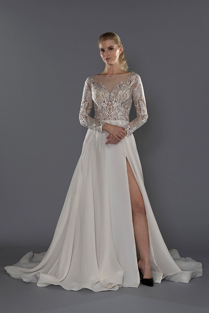 Wedding Gown A-line Moloty A159