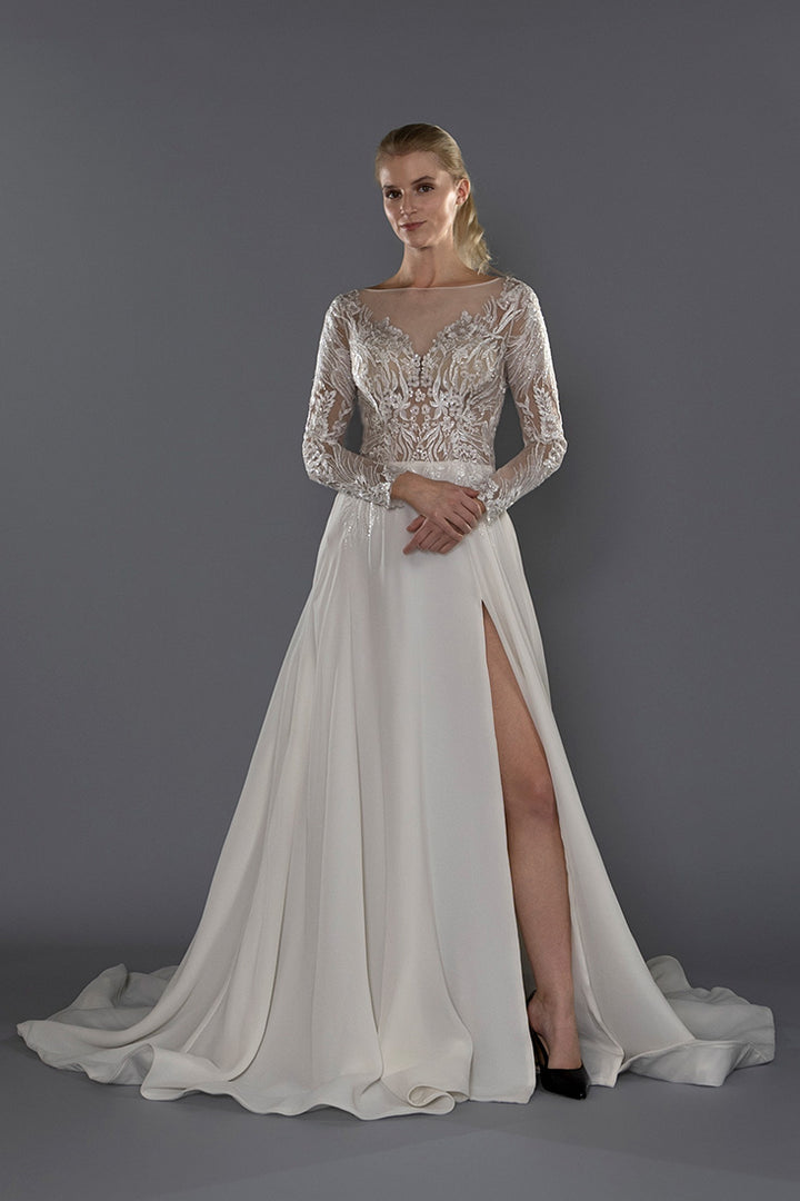 Wedding Gown A-line Moloty A159