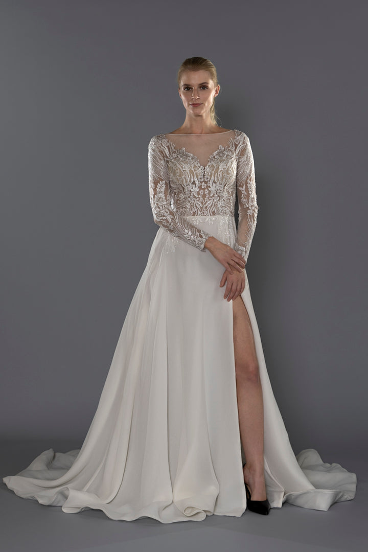 Wedding Gown A-line Moloty A159